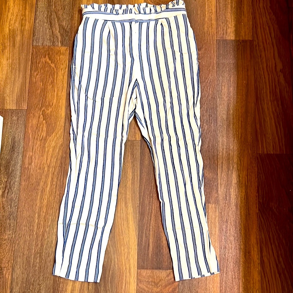 Express Striped Ankle Pants!